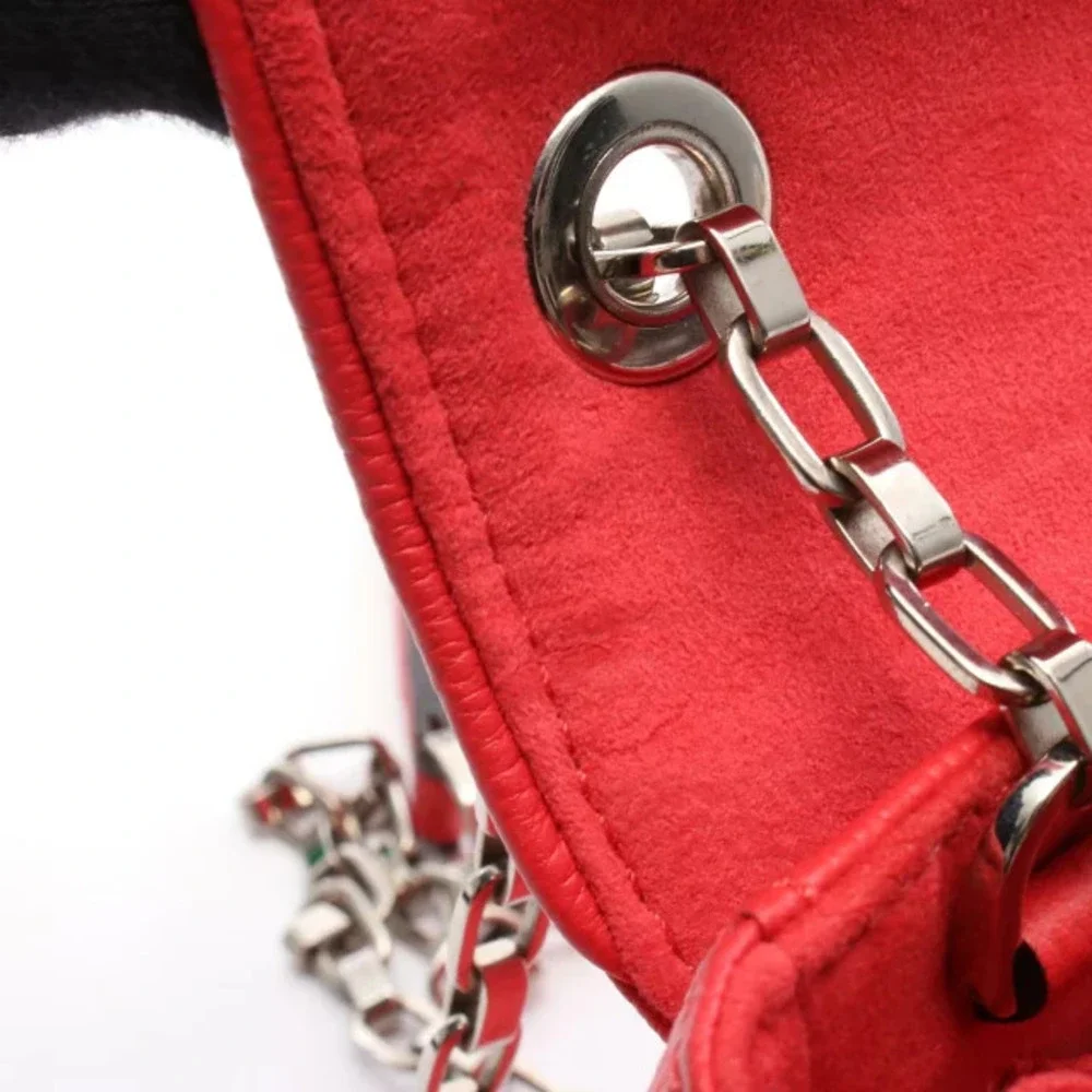Louis Vuitton Red Pouchette Shoulder Bag